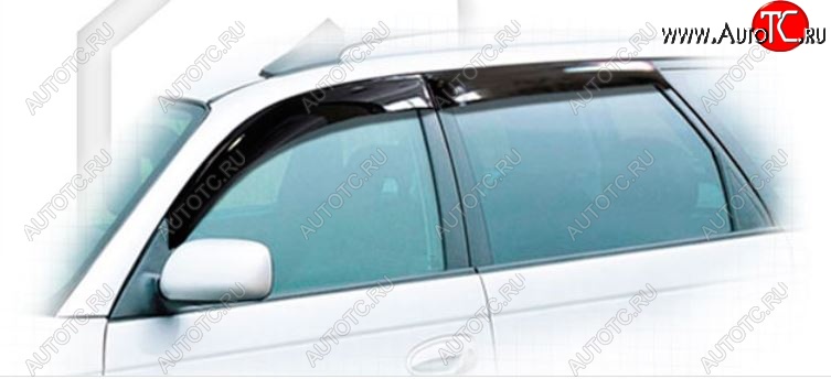 1 899 р. Дефлектора окон CA-Plastic  Toyota Caldina  T210 (2000-2002) рестайлинг универсал (Classic полупрозрачный, Без хром.молдинга)  с доставкой в г. Воронеж