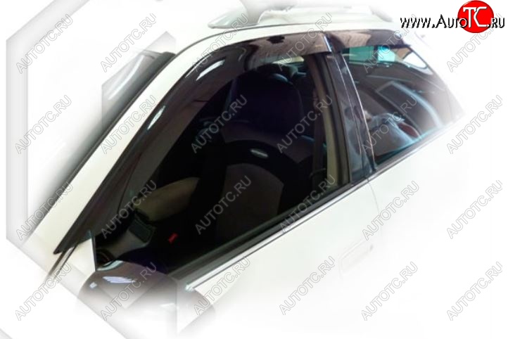 1 899 р. Дефлектора окон  Camry Gracia Wagon (MCV21W, MCV25W, SXV20W, SXV25W) CA-Plastiс  Toyota Camry  XV20 (1999-2001) (Classic полупрозрачный, Без хром.молдинга)  с доставкой в г. Воронеж