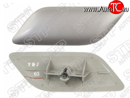 1 099 р. Крышка омывателя фары SAT (Левая). Toyota Camry XV40 рестайлинг (2009-2011) (Неокрашенная)  с доставкой в г. Воронеж