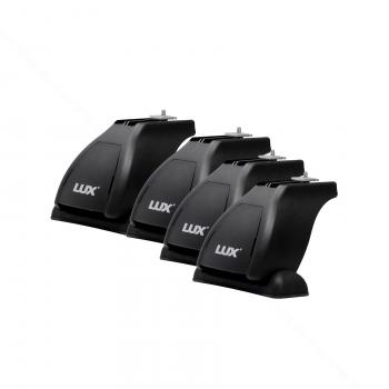 12 389 р. Багажник на крышу без рейлингов в сборе LUX1  Toyota Camry  XV40 (2006-2011) дорестайлинг, рестайлинг (поперечины аэро-классик 120 см (цвет серебро), с болтами секретками)  с доставкой в г. Воронеж. Увеличить фотографию 2