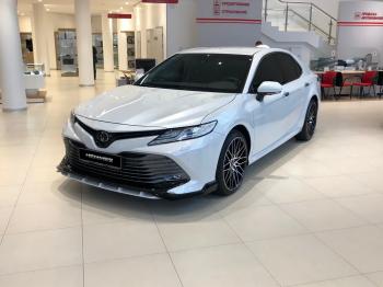 16 899 р. Накладка переднего бампера HEMMES Toyota Camry XV70 дорестайлинг (2017-2021)  с доставкой в г. Воронеж. Увеличить фотографию 3
