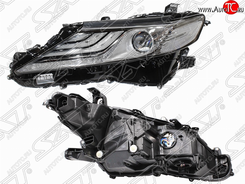 12 799 р. Левая фара SAT Toyota Camry XV70 дорестайлинг (2017-2021)  с доставкой в г. Воронеж