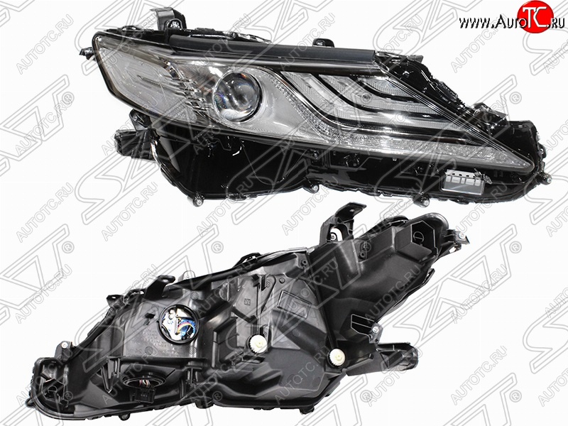 12 799 р. Правая фара SAT Toyota Camry XV70 дорестайлинг (2017-2021)  с доставкой в г. Воронеж