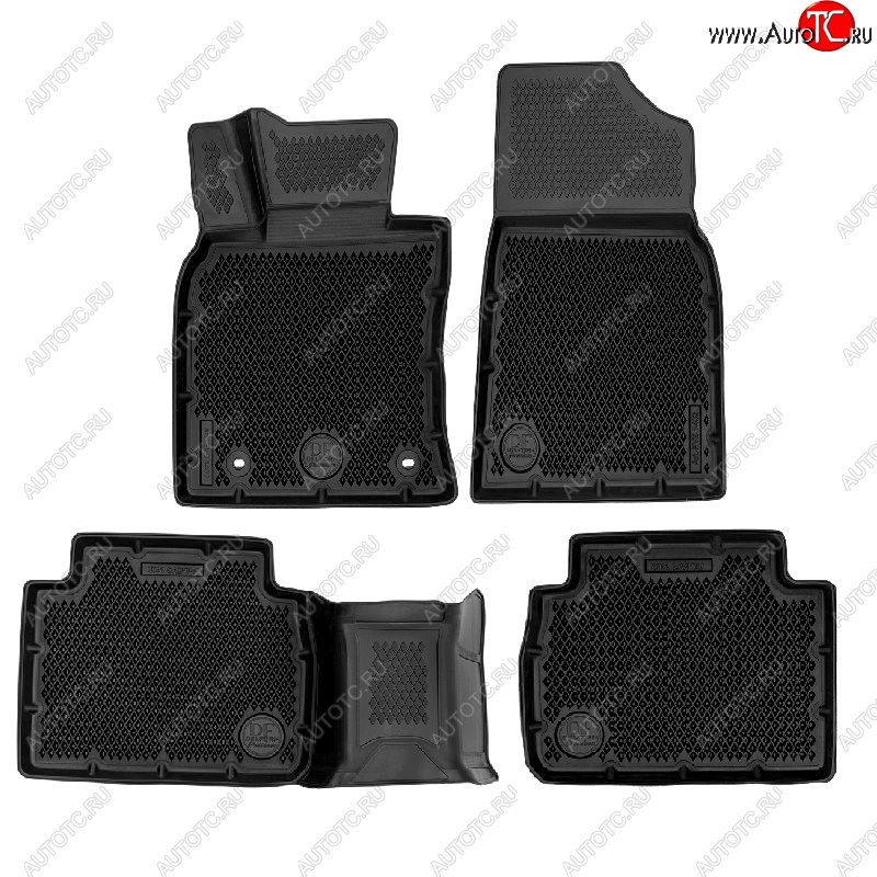 4 599 р. Коврики салона DELFORM ❞EVA 3D Premium❝ (термоэластопласт/ТЭП) Toyota Camry XV70 дорестайлинг (2017-2021)  с доставкой в г. Воронеж