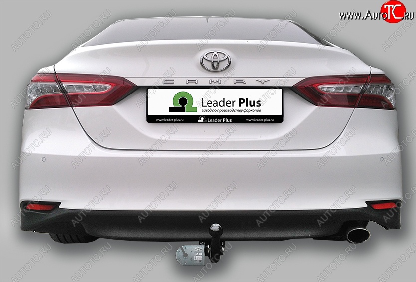 59 999 р. Фаркоп Лидер Плюс (съемный шар тип A) Toyota Camry XV70 дорестайлинг (2017-2021) (Без электропакета)  с доставкой в г. Воронеж