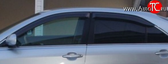 999 р. Комплект дефлекторов окон (ветровиков) 4 шт. Russtal Toyota Camry XV50 дорестайлинг (2011-2014)  с доставкой в г. Воронеж