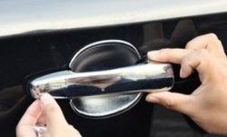 1 799 р. Накладки на внешние ручки дверей СТ Toyota Camry XV55 1-ый рестайлинг (2014-2017) (Неокрашенные)  с доставкой в г. Воронеж. Увеличить фотографию 2