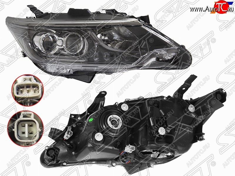 17 499 р. Правая фара SAT (LED) Toyota Camry XV55 2-ой рестайлинг (2017-2018)  с доставкой в г. Воронеж