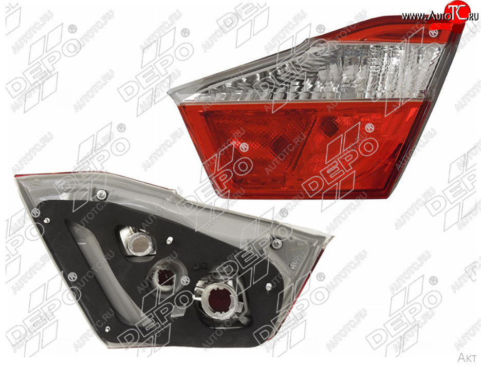 4 649 р. Правый фонарь в крышку багажника DEPO  Toyota Camry  XV50 (2011-2014) дорестайлинг  с доставкой в г. Воронеж