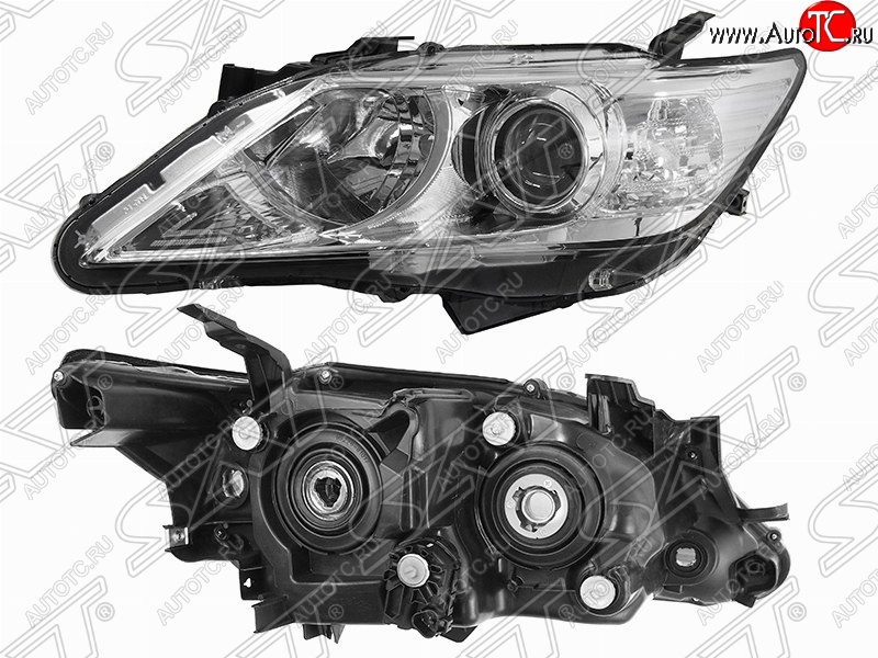 6 249 р. Левая фара передняя SAT Toyota Camry XV50 дорестайлинг (2011-2014)  с доставкой в г. Воронеж