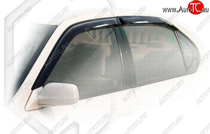 1 999 р. Дефлектора окон CA-Plastic  Toyota Camry  V40 (1994-1998) (Classic полупрозрачный, Без хром.молдинга, Крепление только на скотч)  с доставкой в г. Воронеж
