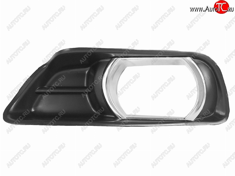 293 р. Левая вставка в бампер под ПТФ (хром. ободок) SAT Toyota Camry XV40 дорестайлинг (2006-2008)  с доставкой в г. Воронеж