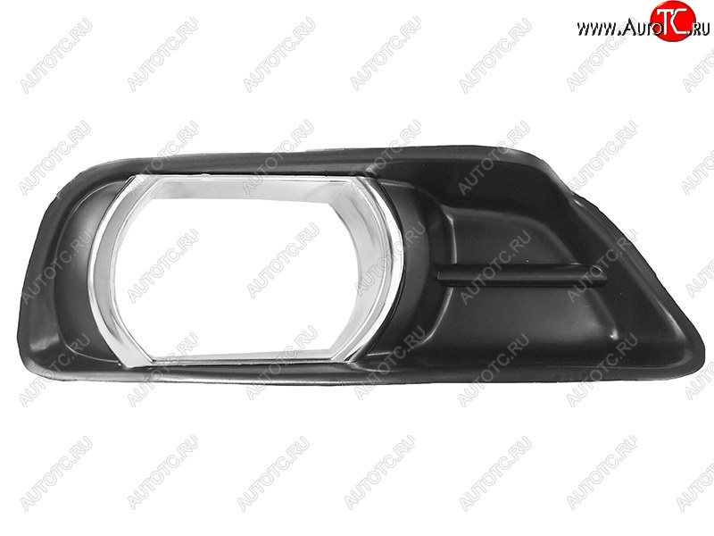 293 р. Правая вставка в бампер под ПТФ (хром. ободок) SAT Toyota Camry XV40 дорестайлинг (2006-2008)  с доставкой в г. Воронеж