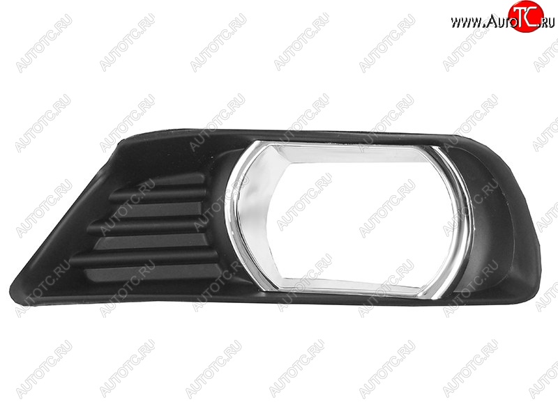 529 р. Левая вставка в бампер под ПТФ (хром. ободок) SAT  Toyota Camry  XV40 (2006-2008) дорестайлинг  с доставкой в г. Воронеж