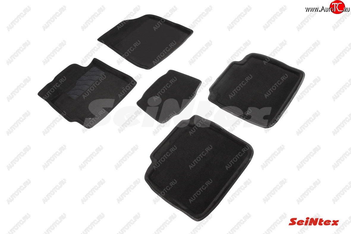 7 649 р. Комплект ворсовых 
ковриков в салон Seintex (3D)  Toyota Camry  XV40 (2006-2011) дорестайлинг, рестайлинг (Черный)  с доставкой в г. Воронеж