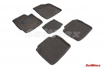7 649 р. Комплект ворсовых 
ковриков в салон Seintex (3D)  Toyota Camry  XV40 (2006-2011) дорестайлинг, рестайлинг (Черный)  с доставкой в г. Воронеж. Увеличить фотографию 2
