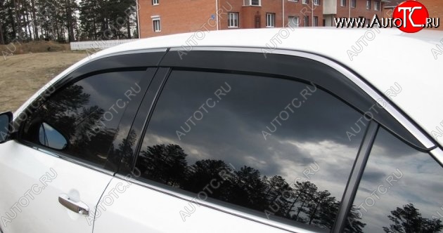 5 349 р. Комплект дефлекторов окон СТ Toyota Camry XV50 дорестайлинг (2011-2014)  с доставкой в г. Воронеж