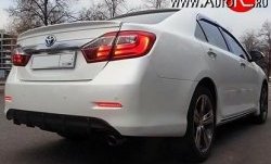 5 599 р. Козырёк на заднее стекло Modellista Toyota Camry XV55 1-ый рестайлинг (2014-2017) (Неокрашенный)  с доставкой в г. Воронеж. Увеличить фотографию 2