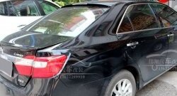 3 689 р. Козырёк на заднее стекло M-VRS Toyota Camry XV55 1-ый рестайлинг (2014-2017) (Неокрашенный)  с доставкой в г. Воронеж. Увеличить фотографию 2