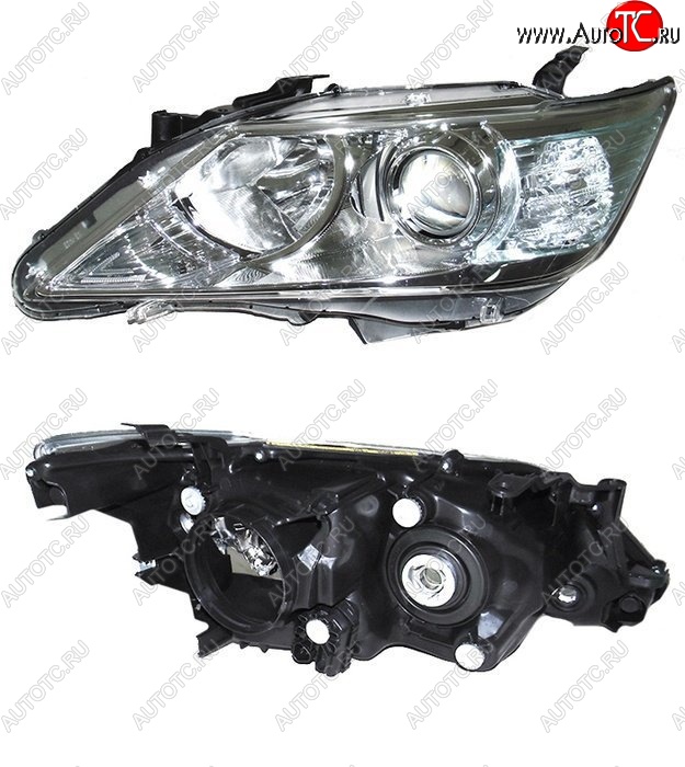 5 999 р. Левая фара SAT (под ксенон) Toyota Camry XV50 дорестайлинг (2011-2014)  с доставкой в г. Воронеж