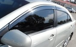 Дефлекторы окон (ветровики) Novline 4 шт Toyota Camry  XV40 (2009-2011) рестайлинг