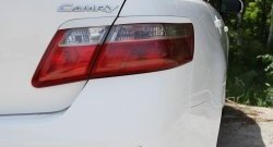 1 399 р. Реснички на фонари (рестайлинг) RA  Toyota Camry  XV40 (2009-2011) рестайлинг (Неокрашенные)  с доставкой в г. Воронеж. Увеличить фотографию 3