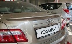 2 859 р. Лип спойлер ОEМ  Toyota Camry  XV40 (2009-2011) рестайлинг (Неокрашенный)  с доставкой в г. Воронеж. Увеличить фотографию 1