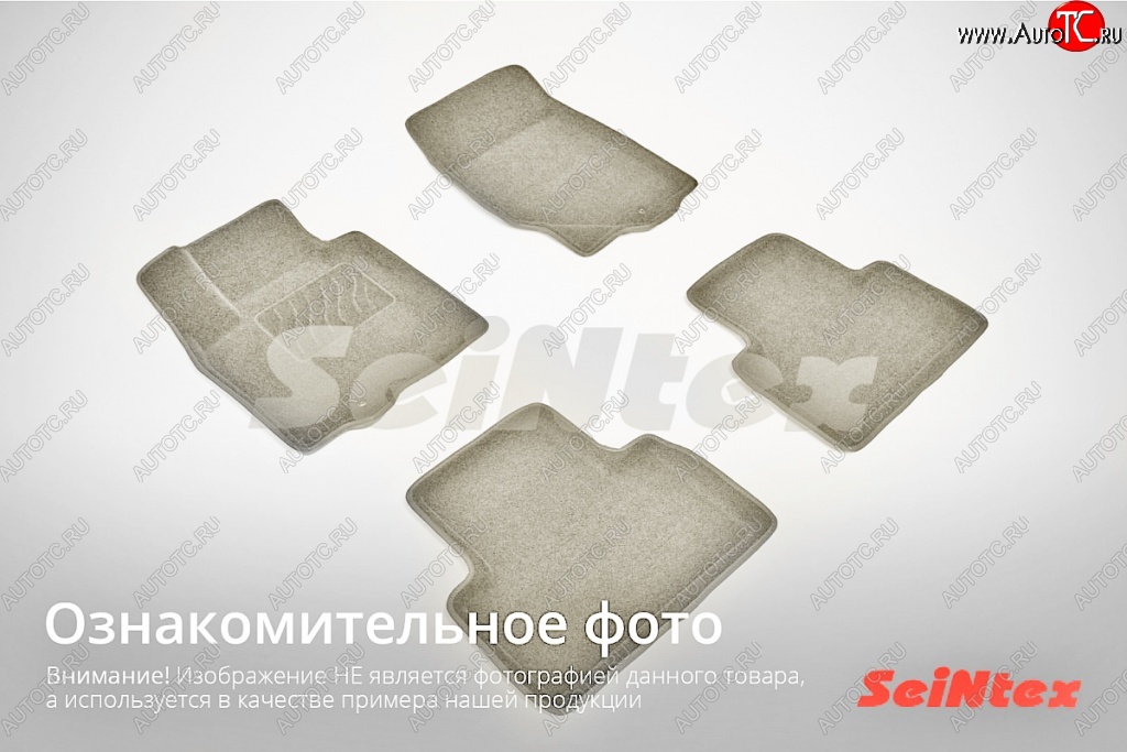7 649 р. Износостойкие коврики в салон SeiNtex Premium 3D (ворсовые)  Toyota Camry  XV40 (2009-2011) рестайлинг  с доставкой в г. Воронеж