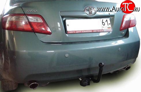 7 999 р. Фаркоп Лидер Плюс  Toyota Camry  XV40 (2009-2011) рестайлинг (Без электропакета)  с доставкой в г. Воронеж