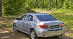 1 329 р. Защитная накладка на задний бампер RA  Toyota Corolla  E150 (2006-2010) седан дорестайлинг  с доставкой в г. Воронеж. Увеличить фотографию 2