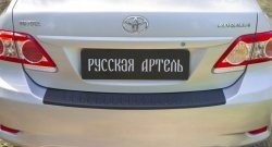 1 329 р. Защитная накладка на задний бампер RA  Toyota Corolla  E150 (2006-2010) седан дорестайлинг  с доставкой в г. Воронеж. Увеличить фотографию 4