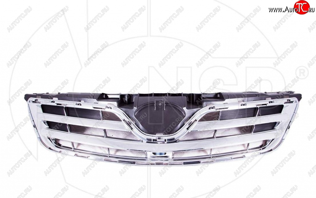 5 999 р. Решетка радиатора NSP Toyota Corolla E150 седан рестайлинг (2009-2013) (Неокрашенная)  с доставкой в г. Воронеж