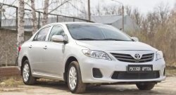 1 859 р. Защитная сетка решетки переднего бампера РА  Toyota Corolla  E150 (2009-2013) седан рестайлинг  с доставкой в г. Воронеж. Увеличить фотографию 5