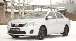 999 р. Зимняя заглушка решетки переднего бампера РА  Toyota Corolla ( E140,  E150) (2009-2013) седан рестайлинг  с доставкой в г. Воронеж. Увеличить фотографию 2