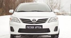999 р. Зимняя заглушка решетки переднего бампера РА  Toyota Corolla ( E140,  E150) (2009-2013) седан рестайлинг  с доставкой в г. Воронеж. Увеличить фотографию 3