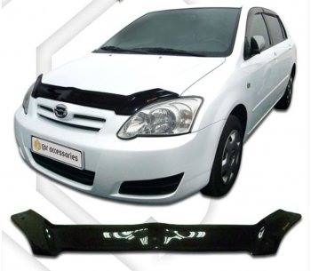 Дефлектор капота (Е121, 123, 124) CA-Plastiс Toyota Corolla  E120 (2004-2007) хэтчбек рестайлинг