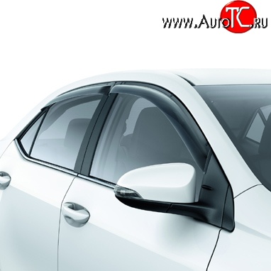 4 199 р. Дефлекторы окон (ветровики) 4 шт. (седан) Novline Toyota Corolla E180 дорестайлинг (2013-2016)  с доставкой в г. Воронеж