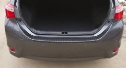 1 039 р. Защитная накладка на задний бампер RA Toyota Corolla E180 дорестайлинг (2013-2016)  с доставкой в г. Воронеж. Увеличить фотографию 4