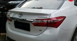 2 259 р. Лип спойлер M-VRS Toyota Corolla E180 рестайлинг (2016-2019) (Неокрашенный)  с доставкой в г. Воронеж. Увеличить фотографию 2