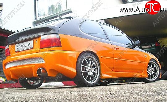 22 899 р. Задний бампер Velside Toyota Corolla E100 седан (1991-2002)  с доставкой в г. Воронеж