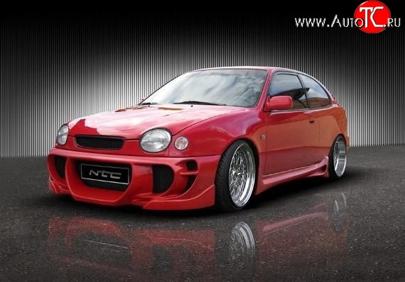 22 899 р. Передний бампер EVO Toyota Corolla E110 седан дорестайлинг (1997-2000)  с доставкой в г. Воронеж