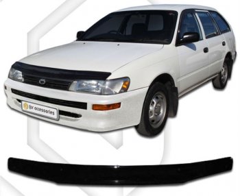 Дефлектор капота (E100, 103) CA-Plastiс Toyota Corolla  E110 (1997-2000) универсал дорестайлинг