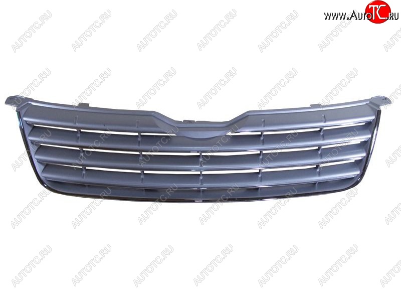 3 799 р. Решётка радиатора (с хромом) SAT Toyota Corolla E120 седан рестайлинг (2004-2007) (Неокрашенная)  с доставкой в г. Воронеж