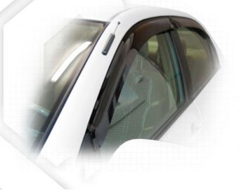 Дефлектора окон (E121-124) CA-Plastic Toyota Corolla E120 седан дорестайлинг (2000-2004)
