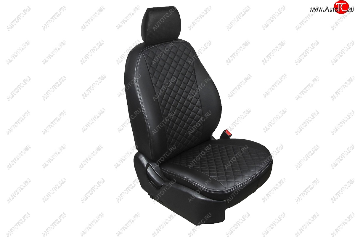 6 449 р. Чехлы для сидений SeiNtex (экокожа)  Toyota Corolla ( E150,  E140) (2006-2013) седан дорестайлинг, седан рестайлинг  с доставкой в г. Воронеж