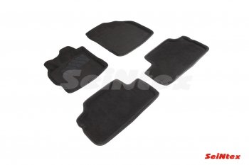 Комплект ворсовых ковриков в салон Seintex (3D) Toyota Corolla ( E150,  E140) (2006-2013) седан дорестайлинг, седан рестайлинг