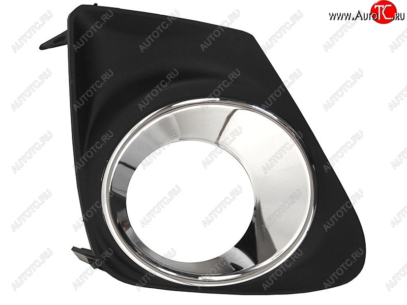 339 р. Левая вставка в бампер под ПТФ (хром) SAT  Toyota Corolla  E150 (2009-2013) седан рестайлинг  с доставкой в г. Воронеж