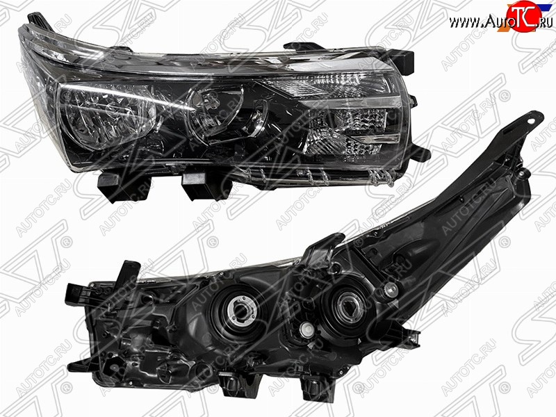 7 449 р. Правая фара SAT (галоген, без ДХО) Toyota Corolla E180 дорестайлинг (2013-2016)  с доставкой в г. Воронеж