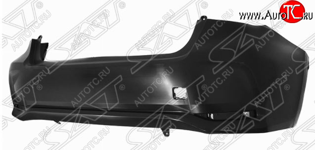4 649 р. Задний бампер SAT Toyota Corolla E210 седан дорестайлинг (2018-2022) (Неокрашенный)  с доставкой в г. Воронеж
