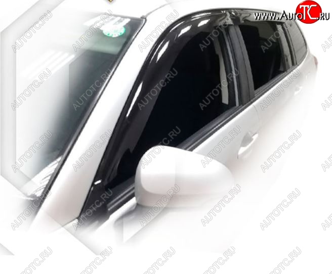 2 079 р. Дефлектора окон CA-Plastic  Toyota Corolla Fielder  E160 (2012-2015) универсал дорестайлинг (Classic полупрозрачный, Без хром.молдинга)  с доставкой в г. Воронеж